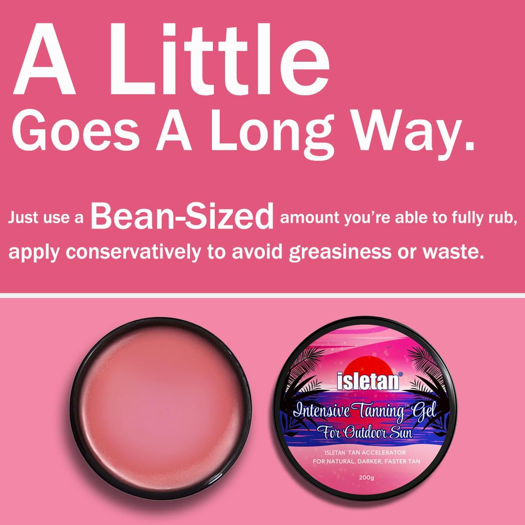 isletan intensive tanning luxe gel peach