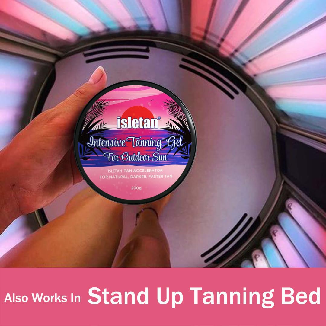 isletan intensive tanning luxe gel peach