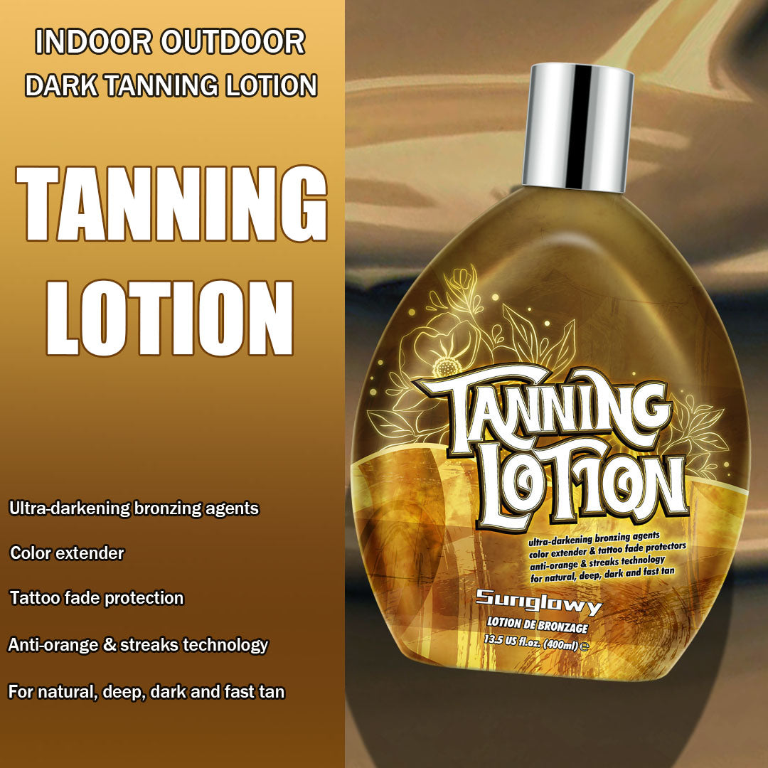 Sunglowy Tanning Lotion For Tanning Beds Mango, Tanning Bed Lotion With Bronzer, 13.5fl.oz