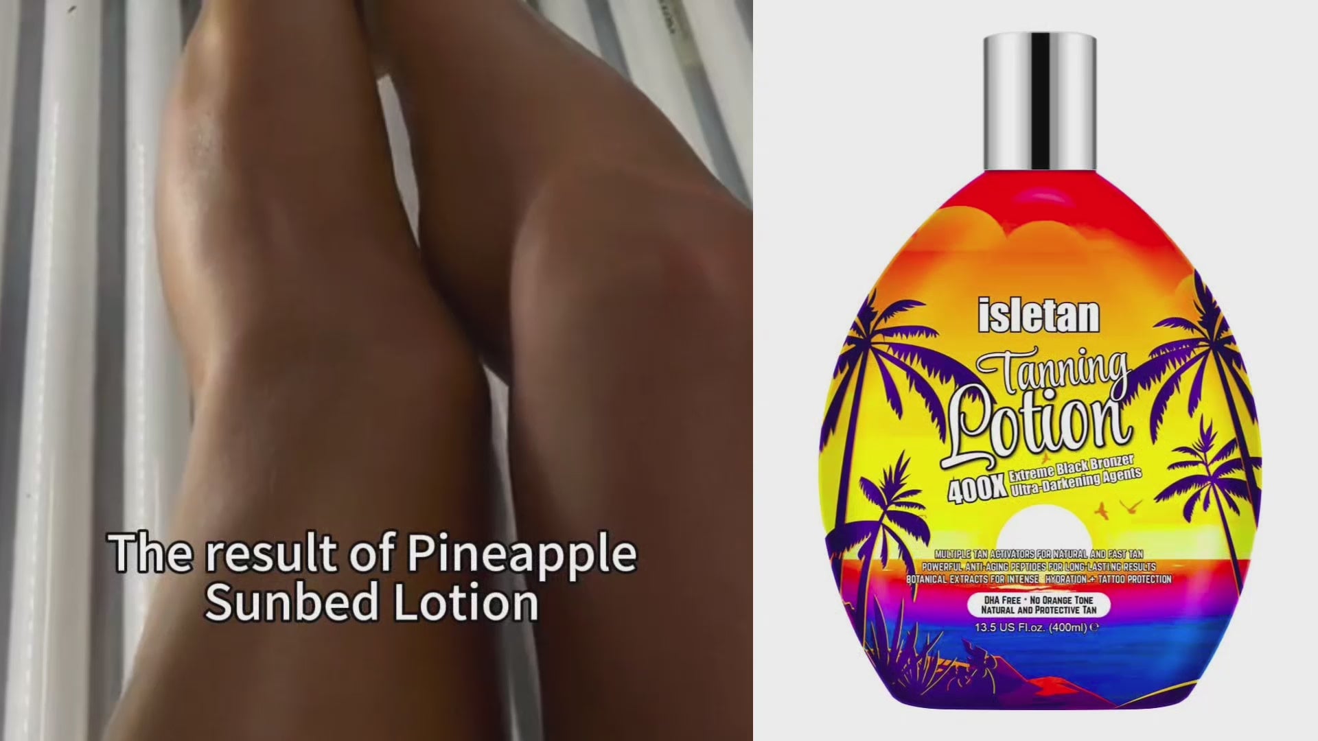pineapple sunbed lotion