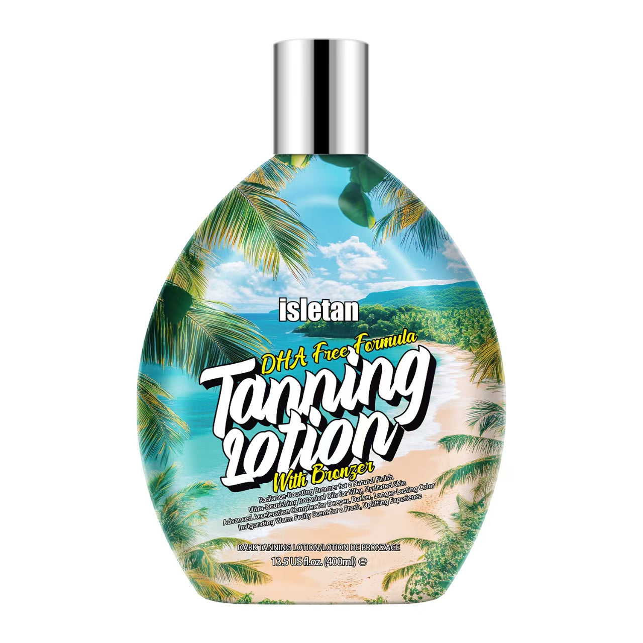 Pineapple Outdoor Indoor Tanning Lotion For Tanning Beds, Tanning Bed Lotion With Bronzer, 13.5fl.oz