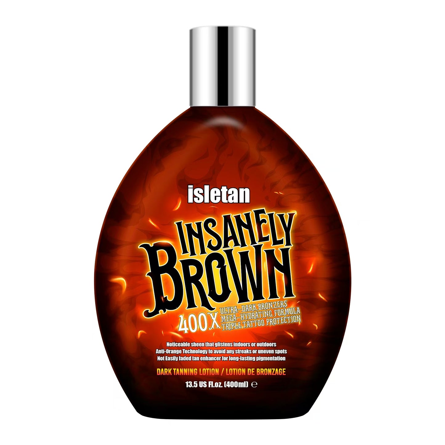 isletan Insanely Brown Tanning Lotion For Tanning Beds, Indoor Tanning Bed Dark Lotion Accelerator