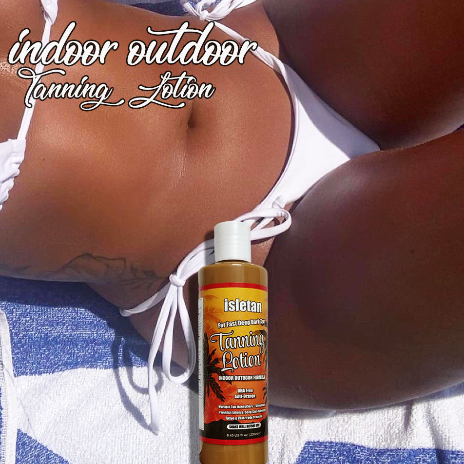 tanning bed bronzer lotion