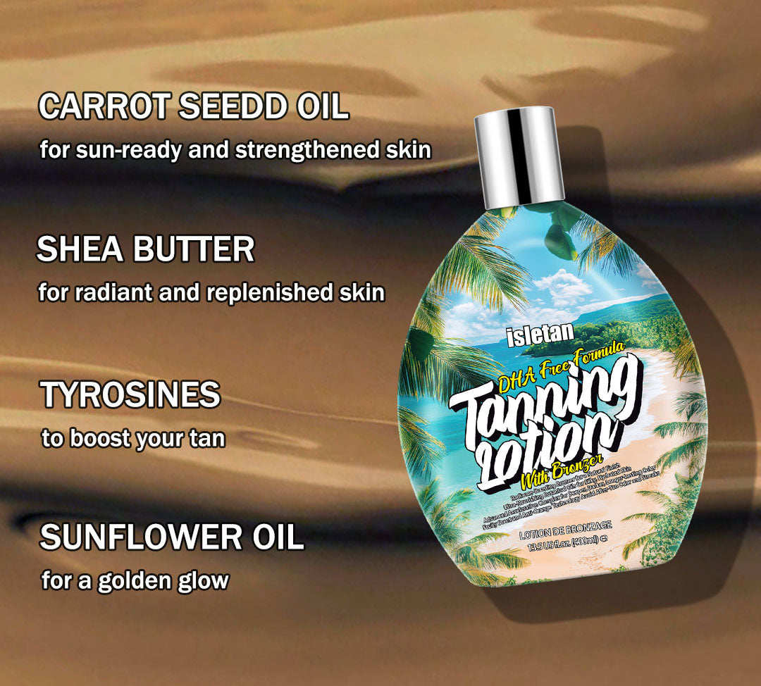 Pineapple Outdoor Indoor Tanning Lotion For Tanning Beds, Tanning Bed Lotion With Bronzer, 13.5fl.oz