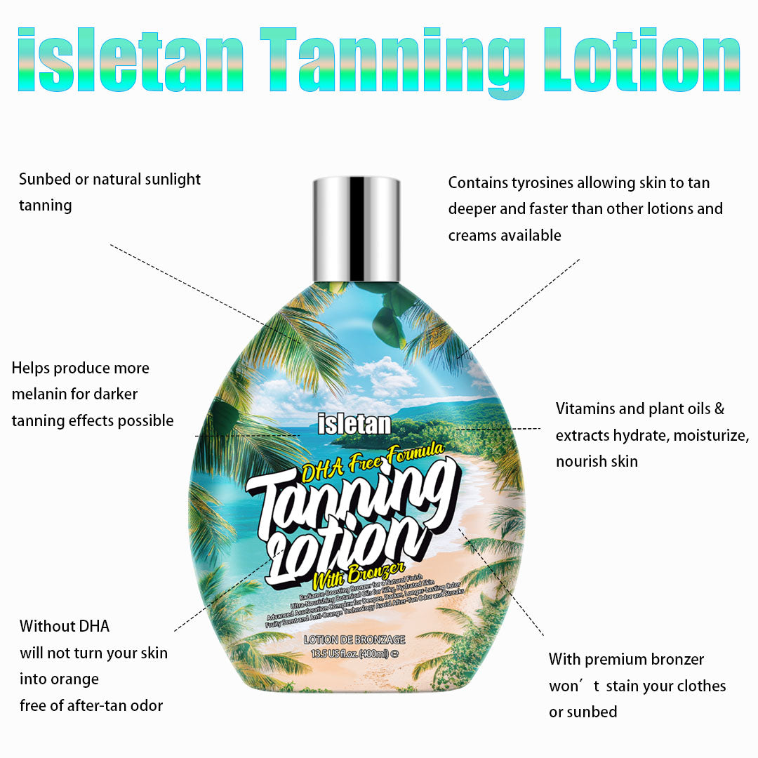 Pineapple Outdoor Indoor Tanning Lotion For Tanning Beds, Tanning Bed Lotion With Bronzer, 13.5fl.oz