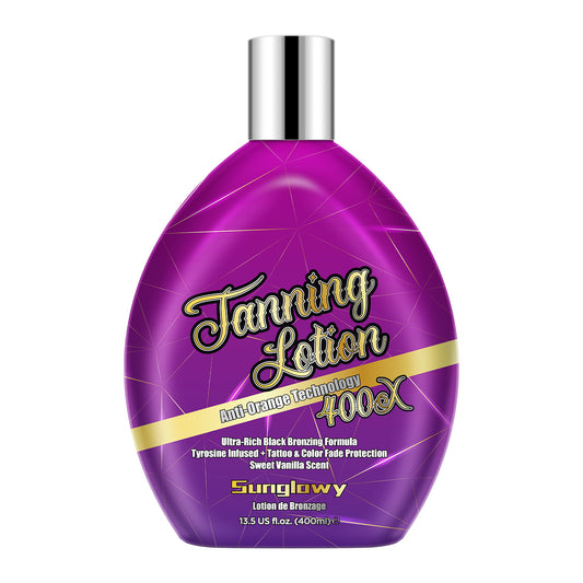 Sunglowy Tanning Lotion For Tanning Beds Vanilla, Tanning Bed Lotion With Bronzer, 13.5fl.oz