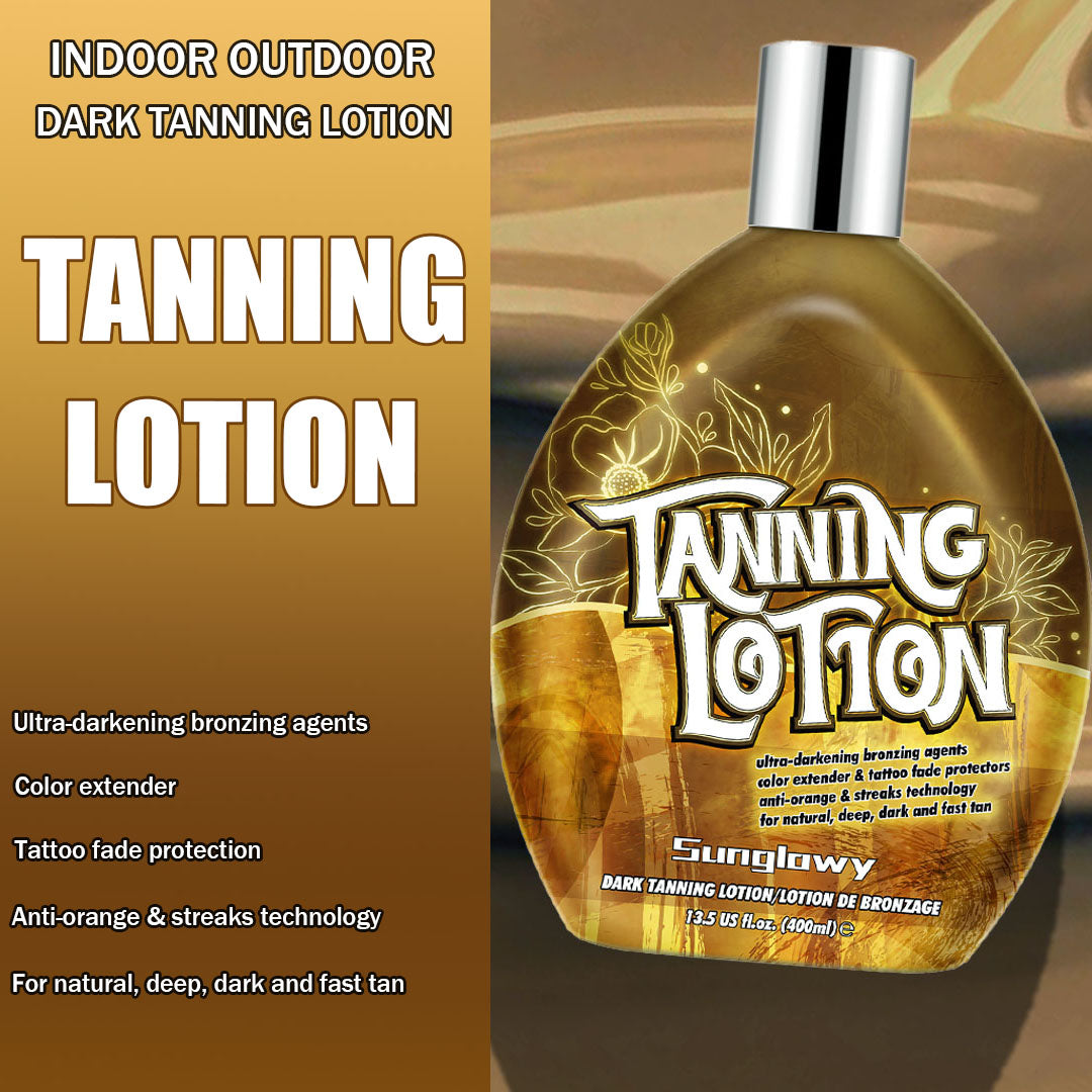 Sunglowy Tanning Lotion For Tanning Beds Mango, Tanning Bed Lotion With Bronzer, 13.5fl.oz