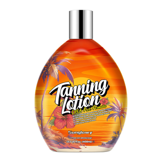 Sunglowy Tanning Lotion For Tanning Beds Grape, Tanning Bed Lotion With Bronzer, 13.5fl.oz