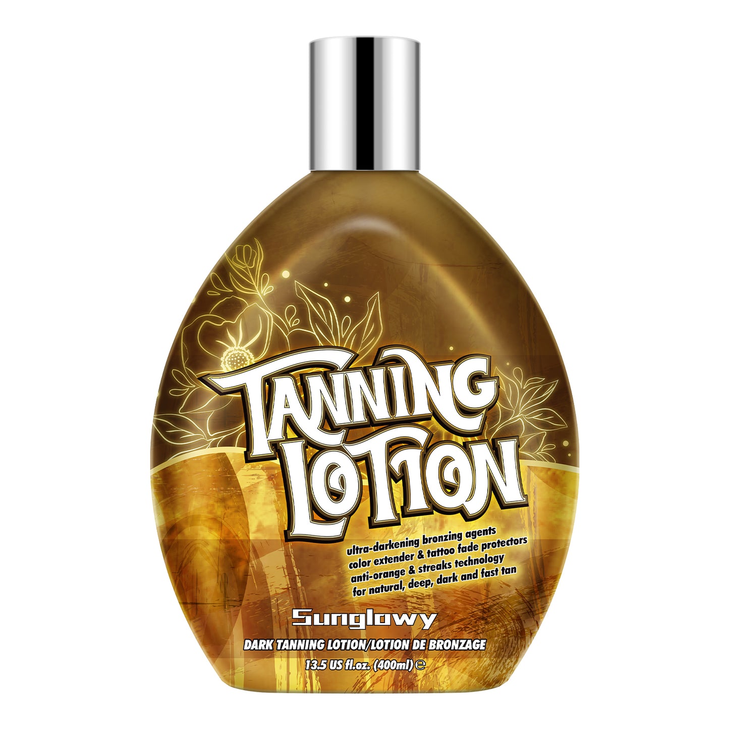 Sunglowy Tanning Lotion For Tanning Beds Mango, Tanning Bed Lotion With Bronzer, 13.5fl.oz