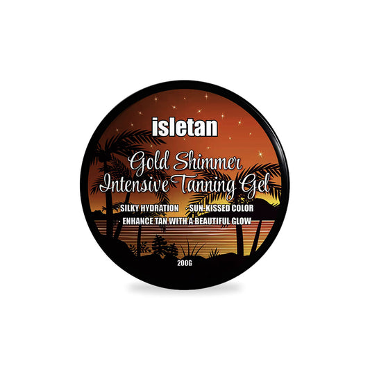 isletan gold shimmer intensive tanning gel